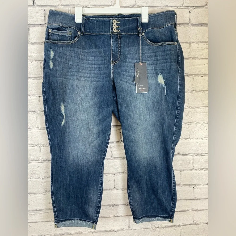 Torrid Denim Skinny High Waisted Jeggings size 24 - Picture 1 of 12